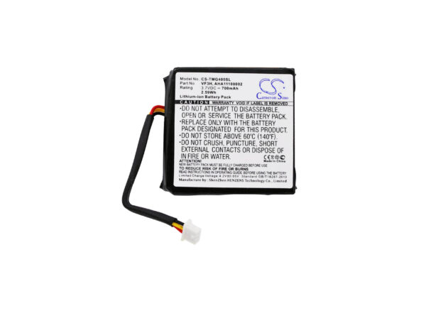 700mAh for TomTom Go 400 4.3",Go 400 Touch,Via 110 Europe-119481