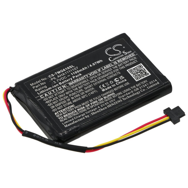 1100mAh for TomTom Go 610,4FA60,Go Essential,Navigator 6-0