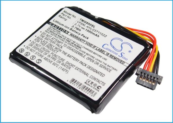 1000mAh for TomTom Go 820,Go Live 820,G0 825,Go Live 825,4ER51,4ER5.001.01,4EH52,4EH51,4EH45,4EJ51-0