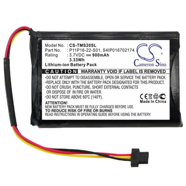 900mAh for TomTom Start XL,4ET0.002.07-119875