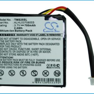 700mAh for TomTom Star 20,Star 25,4EN42,4EN.001.02,4EN52,4EV42,4EV52-119851