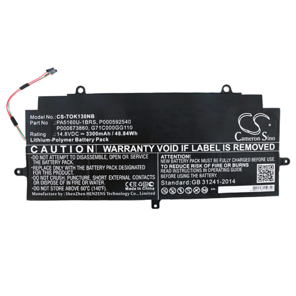 3300mAh for Toshiba KIRA 13 Kirabook,Kirabook U930t-B,PSU8SA-00C006,PSU8SA-00C00T,PSU8SA-00T00U,PSU8SA-00U00T,PSU8SA-00V00U,PSUC1A-002005,PSUC1A-007005,PSUC1A-00E010-124321