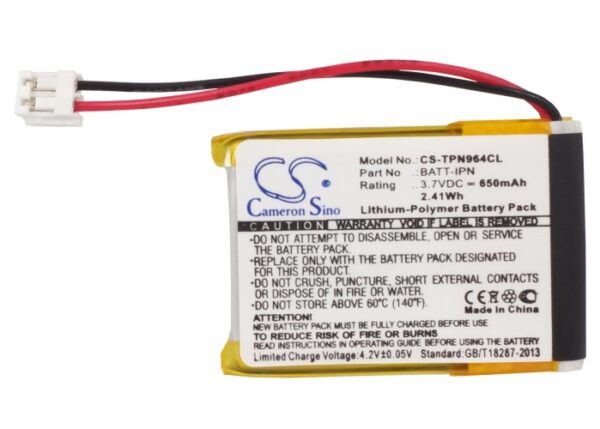 650mAh for Teledex IPN964591,IPN965591,IPN984591,IPN985591,IPN965591HDKT,IPN985591HDKIT-117288