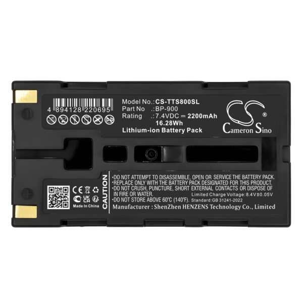 Replacement Battery for TOA BP-920, BP-900, TS-800,TS-801,TS-802,TS-900,TS-901,TS-902,TS-821,TS-822,TS-921,TS-922, Lithium-ion 2200mAh-121106