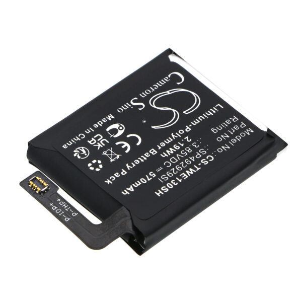 Replacement Battery for Ticwatch Pro 3, SP492929SI, Li-Polymer 570mAh-120393