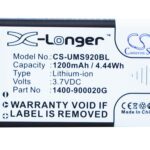 1200mAh for Unitech MS920-0