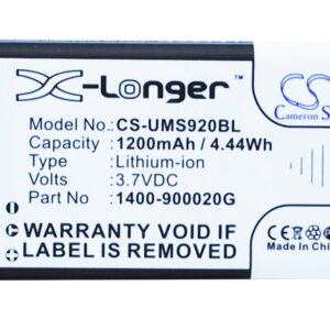 1200mAh for Unitech MS920-0