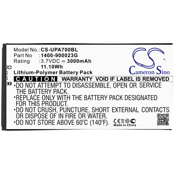 3000mAh for Unitech PA700,PA720,PA700MCA-116782
