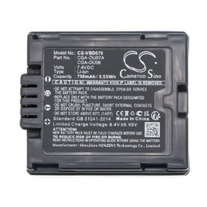 750mAh for HITACHI DZ-MV730A,DZ-MV580A,DZ-M8000V6,DZ-MV750,DZ-HS401,DZ-GX25M,DZ-MV550,DZ-MV350E,DZ-GX3300(S),DZ-GX5080A-116043