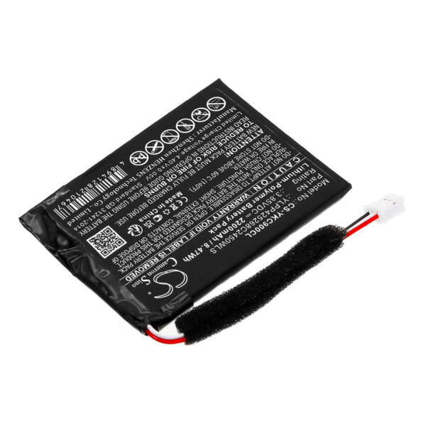 Replacement Battery for Yealink CP900, Li-Polymer 2400mAh-121120