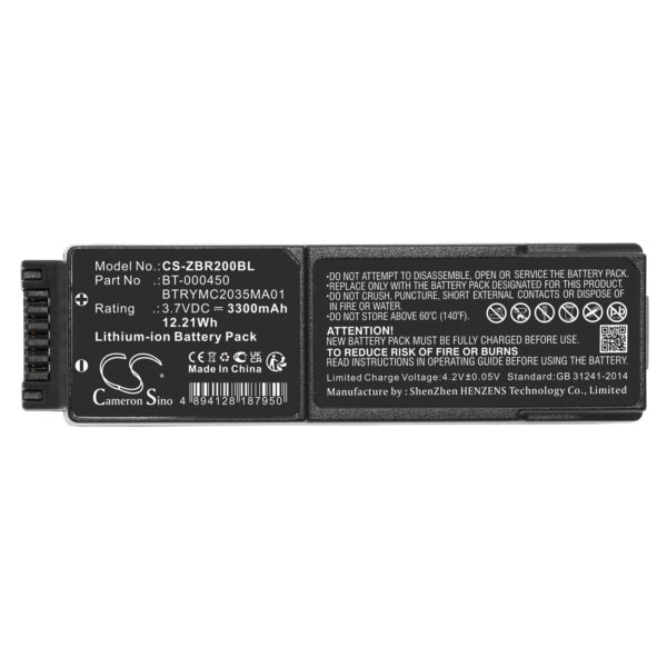3300mAh for Zebra MC20-116396
