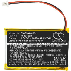 1000mAh for IZZO Swami 4000,Swami 4000 GOLF GPSA43094-119515
