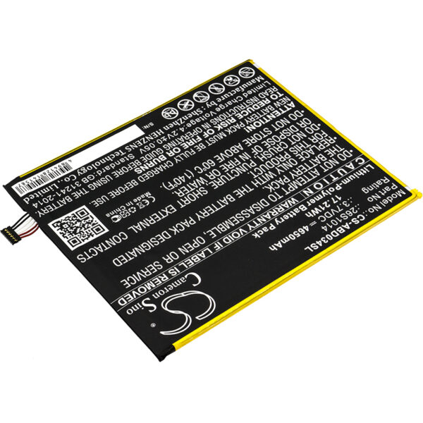 4650mAh for Amazon Kindle Fire 8 7 Generation,SX034QT,Kindle Fire 8.7,SX0340T,L5S83A,Kindle Fire HD8 8TH-126835