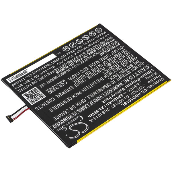 6200mAh for Amazon Kindle Fire HD 10.1,Kindle Fire HD 10.1 7th,SL056ZE-126827