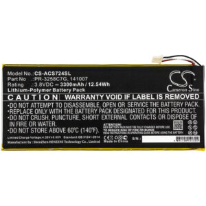 3300mAh for Acer Iconia Talk S,A1-734-126804