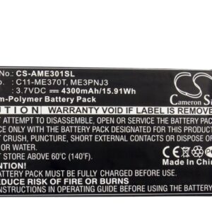 4300mAh for Asus MeMO Pad ME370T,MeMO Pad ME370T 16GB,ME370T-127731