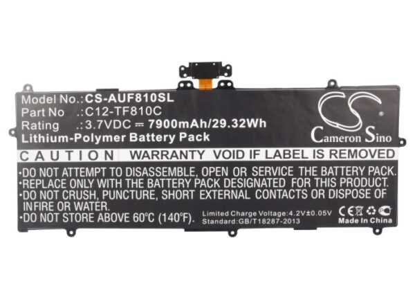 7900mAh for Asus Vivo Tab TF810C,Vivo Tab TF810,TF810,TF810C-127719