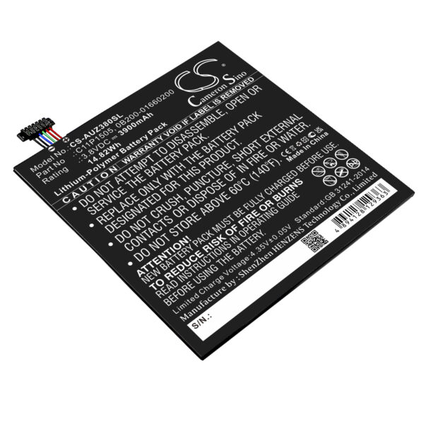 3900mAh for Asus ZenPad 8.0 Z380C,ZenPad 8.0 Z380CX,ZenPad 8.0 Z380KL,P022,P024,ZenPad Z380C,ZenPad Z380CX,ZenPad Z380KL-0