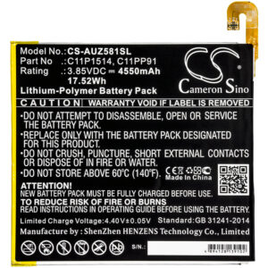 4550mAh for Asus Zenpad Z8,P008,ZT581KL,ZenPad 3 8.0,Z581KL,ZenPad Z8 XLTE-126891