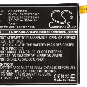 2000mAh for LG Optimus Vu,F100L,F100S,F100,F100K,Optimus Sketch,P895,VS950,Optimus Vu LTE,Intuition-127760