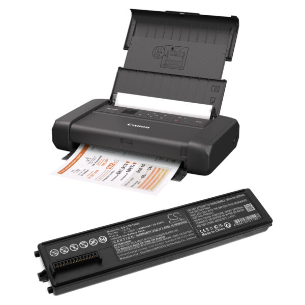 Replacement Battery for Canon Pixma TR150 portable printer, LK-72, Lithium-ion 3500mAh-127792