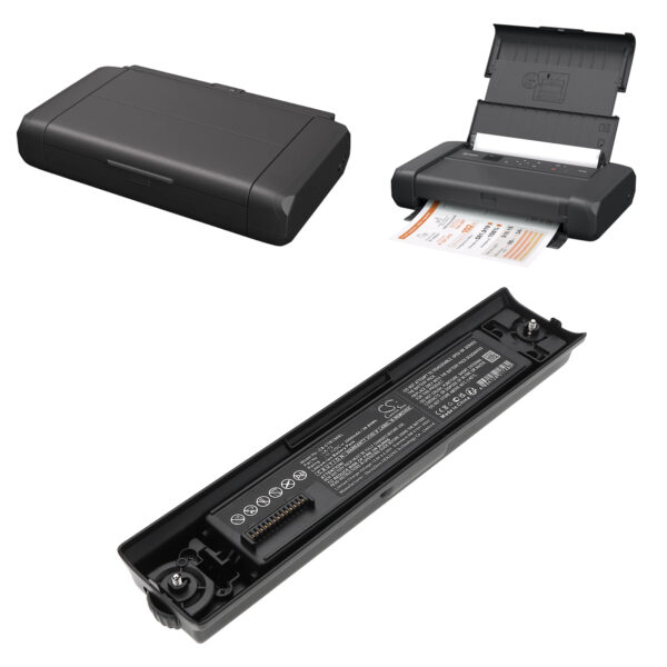 Replacement Battery for Canon Pixma TR150 portable printer, LK-72, Lithium-ion 3500mAh with battery cover-127786