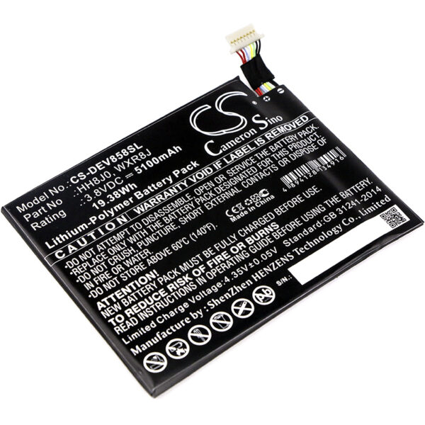5100mAh for DELL Venue 8 Pro 5855-0 5100mAh for DELL Venue 8 Pro 5855-0