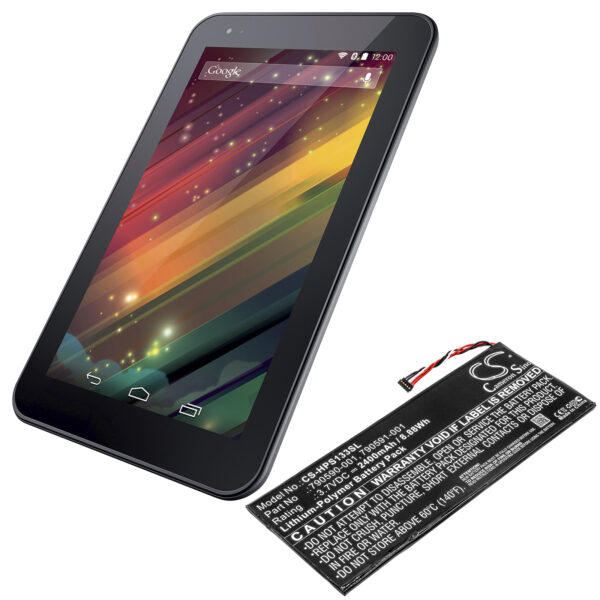 2400mAh for HP 7 Plus G2,7 Plus G2 1331-126941