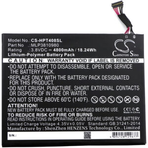 4800mAh for HP Pro Tablet 408 G1,I508O,T5L65PA,L4A35UT-126993