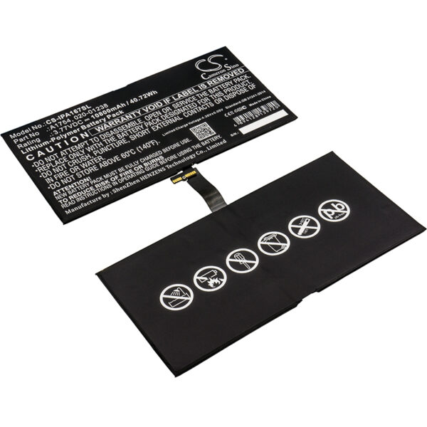 10800mAh for Apple iPad Pro 12.9 2nd Gen,iPad Pro 12.9 2017 2nd Gen,A1821,A1670,A1671-0