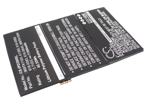 11500mAh for Apple iPad 3,iPad 3 HD Wifi,MD510LL/A,MD513LL/A,MD511LL/A,MD514LL/A,MD512LL/A,MD515LL/A,MD520LL/A,MD519LL/A-0