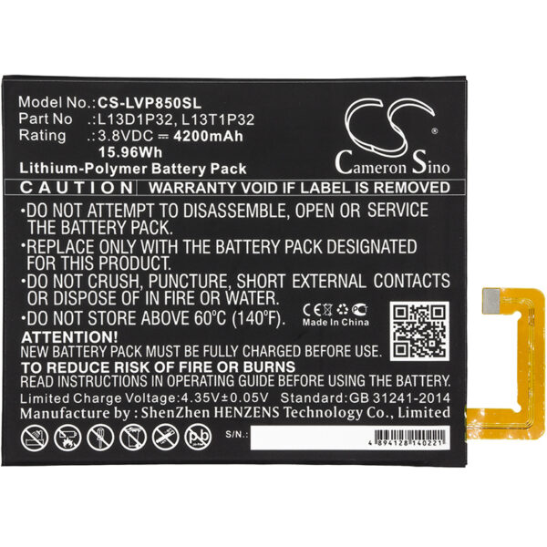 4200mAh for Lenovo Tab 2 A8-50,Tab 2 A8-50F,Tab 2 A8-50LC-126857