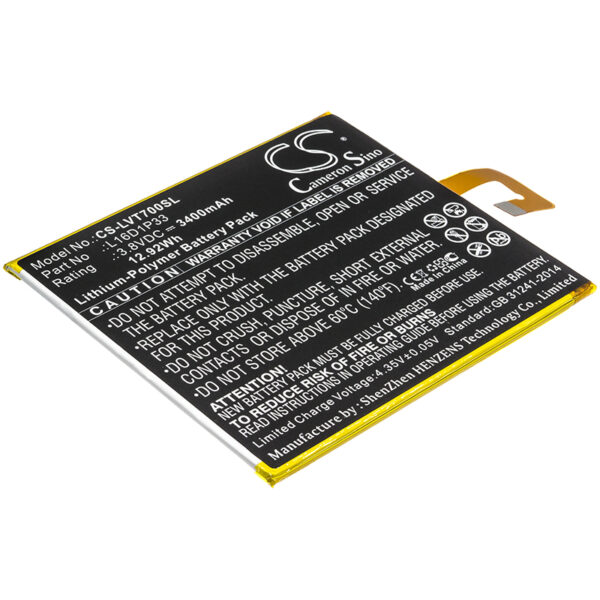 3400mAh for Lenovo Tab 7,TB-7504F,TB-7504X-0 3400mAh for Lenovo Tab 7,TB-7504F,TB-7504X-0