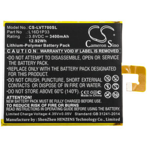 3400mAh for Lenovo Tab 7,TB-7504F,TB-7504X-126777
