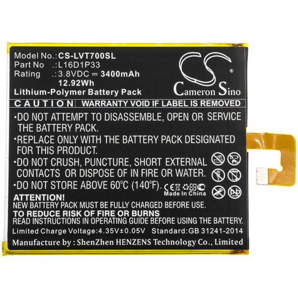 3400mAh for Lenovo Tab 7,TB-7504F,TB-7504X-126777
