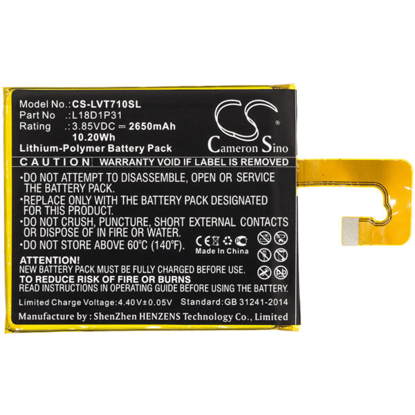 2650mAh for Lenovo TAB E7,TB-7104F-126759