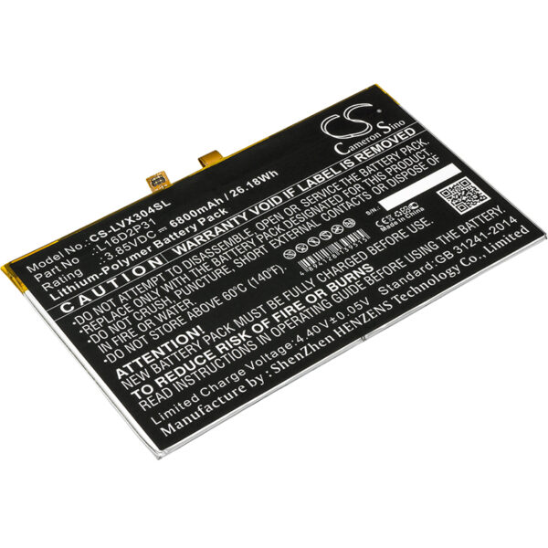 6800mAh for Lenovo Tab 4 10,Tab 4 10.1,TB-X304F,TB-X304F/L,TB-X304L,TB-X304F-ZA2J0030SE,TB-X304F/N,TAB4 10-ZA2J0030SE,TB-X605FC-0