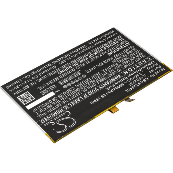 6800mAh for Lenovo Tab 4 10,Tab 4 10.1,TB-X304F,TB-X304F/L,TB-X304L,TB-X304F-ZA2J0030SE,TB-X304F/N,TAB4 10-ZA2J0030SE,TB-X605FC-126876