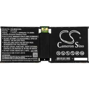 4200mAh for Microsoft Surface 2 RT2 1572,Surface 2 10.6",Surface RT2 1572 10.6 Inch,Surface RT2 1572 Pluto,Surface 2,Surface RT2 1572,Surface2 RT2 1572-126980
