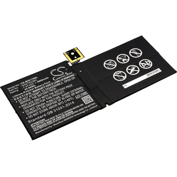 5900mAh for Microsoft Surface Pro 5,Surface Pro 5 1796-0