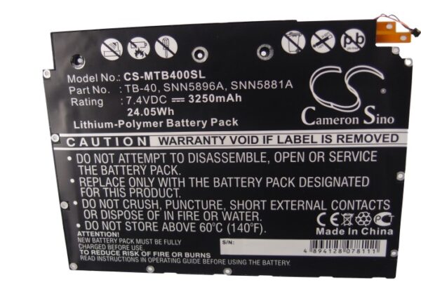3250mAh for Motorola Xoom,MZ604,XOOM MZ600,XOOM MZ601,XOOM MZ603,XOOM MZ604,XOOM MZ602,XOOM MZ500-127742