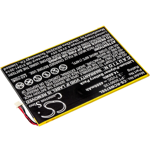 4000mAh for RCA Galileo Pro 11.5",RCT6513W87,Viking Pro 10,RCT6303W87,RCT6303W87DK,W101SA23T1,W101 Cambio,RCT6513W87M,Cambio,Galileo Pro-126943