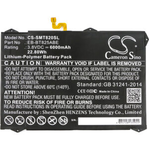 6000mAh for Samsung Galaxy Tab S3 9.7,Galaxy Tab S3 9.7 XLTE,SM-T820,SM-T827V,SM-T825N0,SM-T825,SM-T825Y,SM-T825C-126960